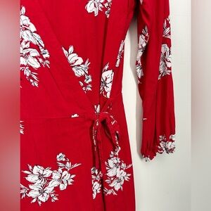 Abercrombie Floral Red romper